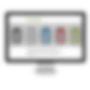 Desktop Bildschirm mit der Sanova Persondendosimetrie-Software